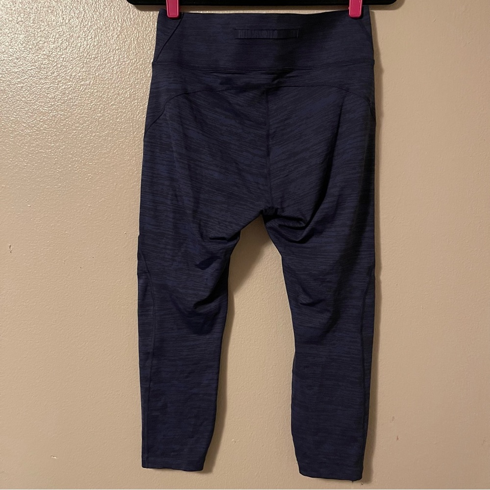 OUTDOOR VOICES TechSweat Kneecap Crop Leggings Baltic Blue - Picture 2 of 6